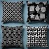Modern Geometric Style Cushion Cover Soft Decorative Pillow Case Suitable For Bedroom Sofa Car Travel Use