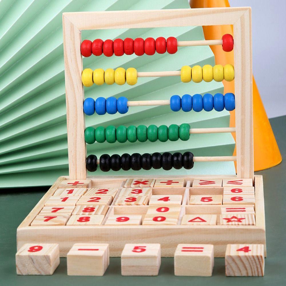 Wooden Learning Mathematics Tool Montessori Toy Montessori Educational Toy 3-6 Year Olds