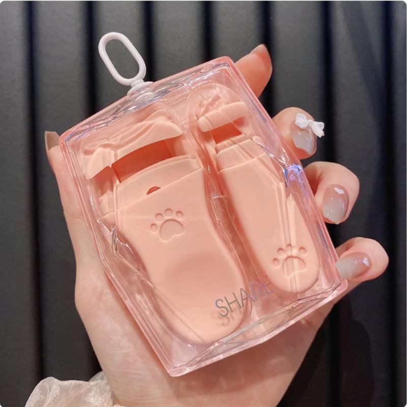 2PCs Long Lasting Eyelashes Curler Cute Cat Claw Designs Professional for Women Makeup Accessories Tool Fit All Eyelash Shapes