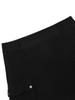 WIDEANGLE Co Crease Lightweight Cargo Culottes L_Black