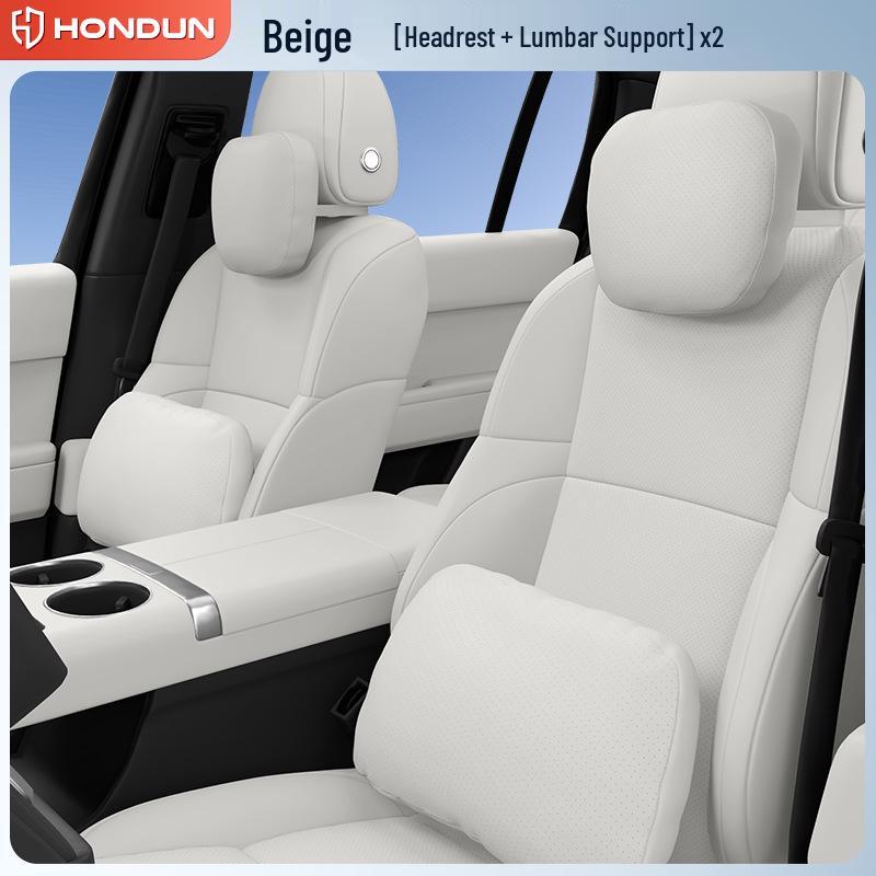 Voyah Zhuiguang L Headrest & Lumbar Support: Essential Neck & Back Protection Pillow for Car Interior.