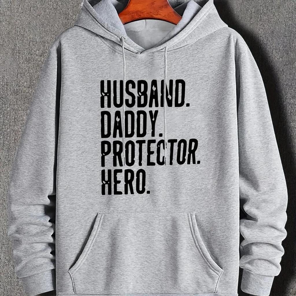 2025 Herren 2D Kapuzenpullover Neu Frühling-Sommer/Winter Solider Druck Kapuzen-T-Shirt Lockere Passform, Trendig und Vielseitig für Alle