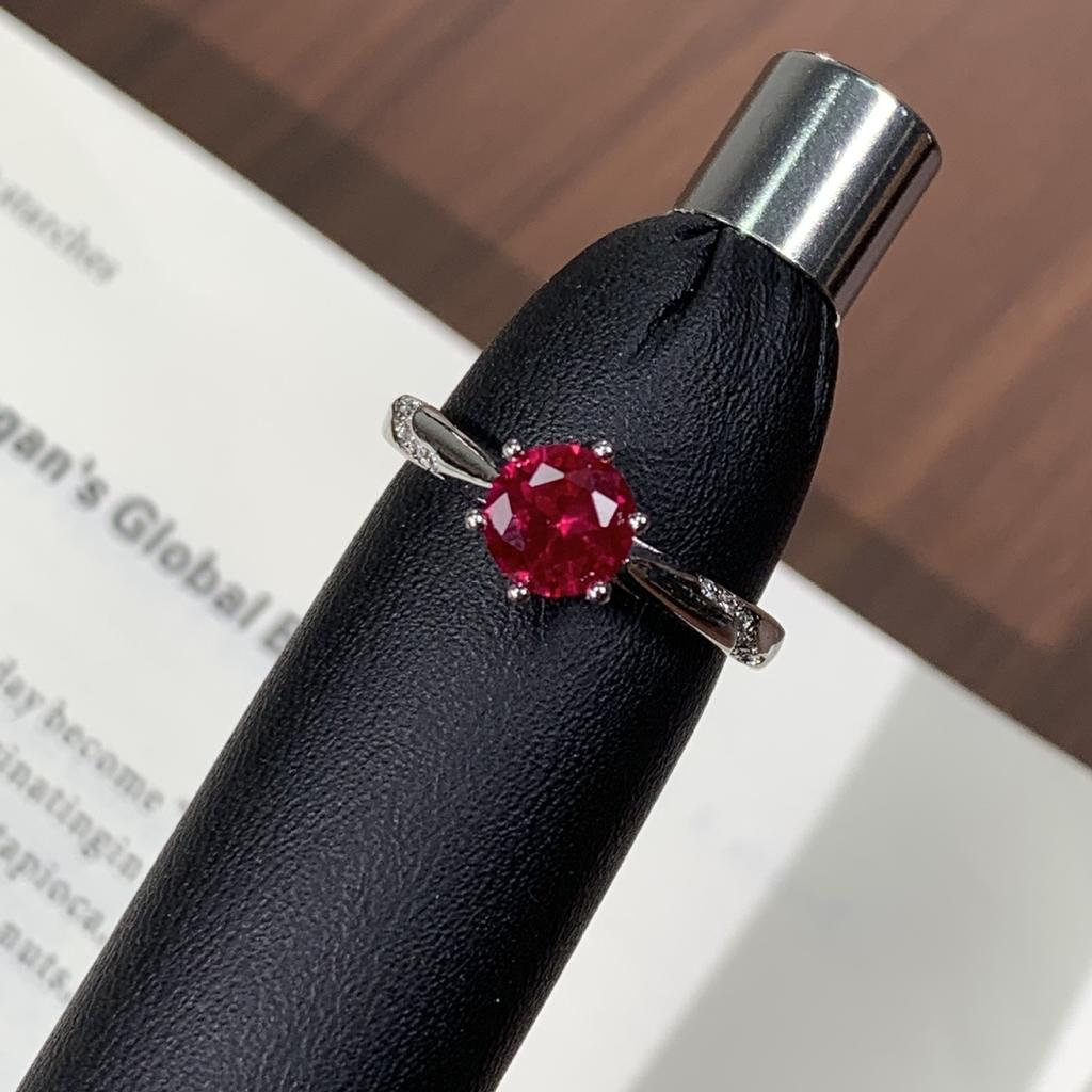 Cultivated Gem Live Adjustable Ring High Sense Fashion Simple Light Luxury Ring