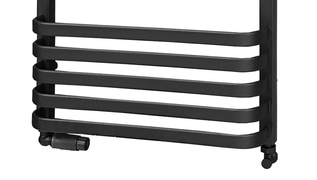 Luxrad Piatto Bathroom Radiator 93.4x53 Cm ZBD Black 516W