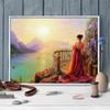 Diamond Painting Woman Full Round Square Drill Rhinestone KitNew Arrival Diamond Embroidery Portrait Mosaic Sunset Home Decor