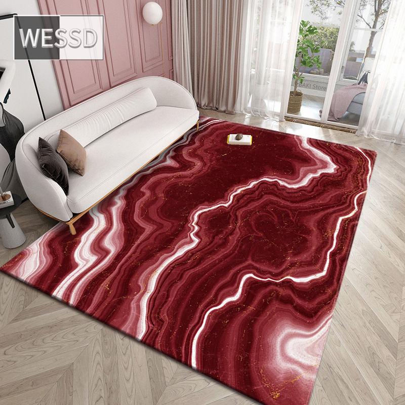 

Абстрактная красная ковровая дорожка с агатовым узором, напольный коврик для комнаты для девочки, мягкие большие нескользящие кухонные коврики, детский коврик, коврик для детской комнаты, коврик для двери, коврик 40x60cm 1pcs