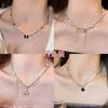 Broken Silver Pearl Necklace, Small Design, High Sense, Simple Temperament, Clavicle Chain, Women's Sugar Cube, Small Diamond, Light Luxury 