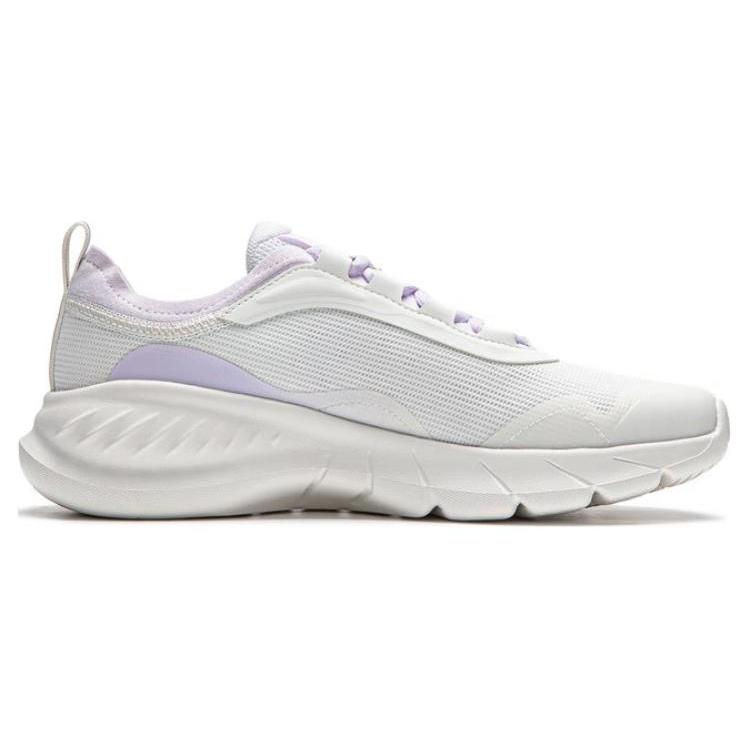 Li Ning Easy Fit Fle Low top Casual Running Shoes Women's White Purple ARSU030-4