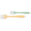2Pcs Basting Brush Silicone Bbq Grilling Baking Sauce Oil Portable Easy Clean Kitchen Tool Basting Brush