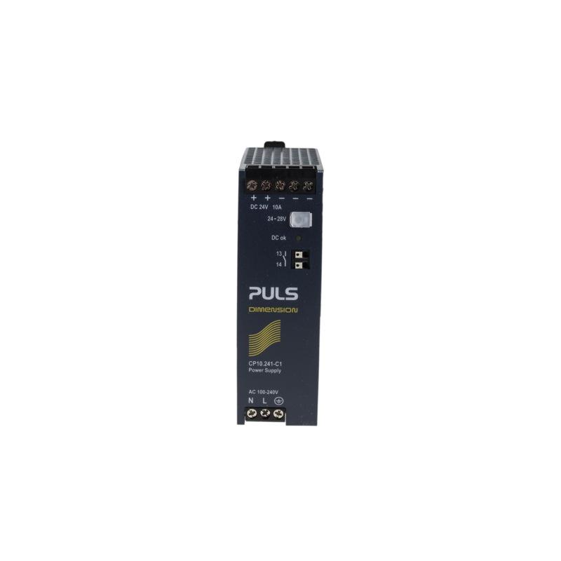 PULS CP10.241-C1 DIN Rail Power Supply, 24V 10A 240W, 100-240V AC Input