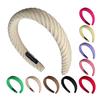 Women Headband Wide Brim Anti-Slip Waffle Sponge Filling Handmade Knitting Hair Hoop Autumn Winter Hair Accessory