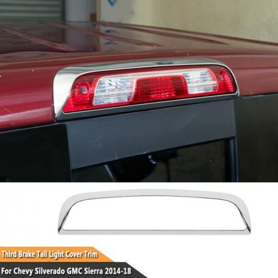 Chrom Dritte Bremsleuchte Zierleiste Für 2014-18 Chevy Silverado GMC Sierra Zubehör