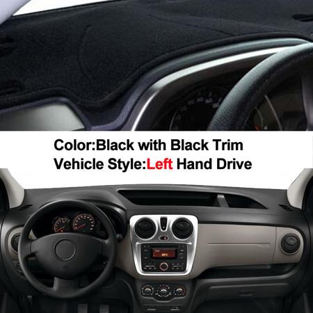 Car Dashboard Cover For Dacia Dokker Dashmat Pad Carpet Dash Board Cover Dash Mat Sun Shade Left Hand Drive Auto Car Protector