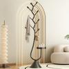 Domestic Floor Hanger Home Bedroom Standing Iron Coat Rack Living Room Entrance Coat Hat Key Storage Interior Luxury Decoration