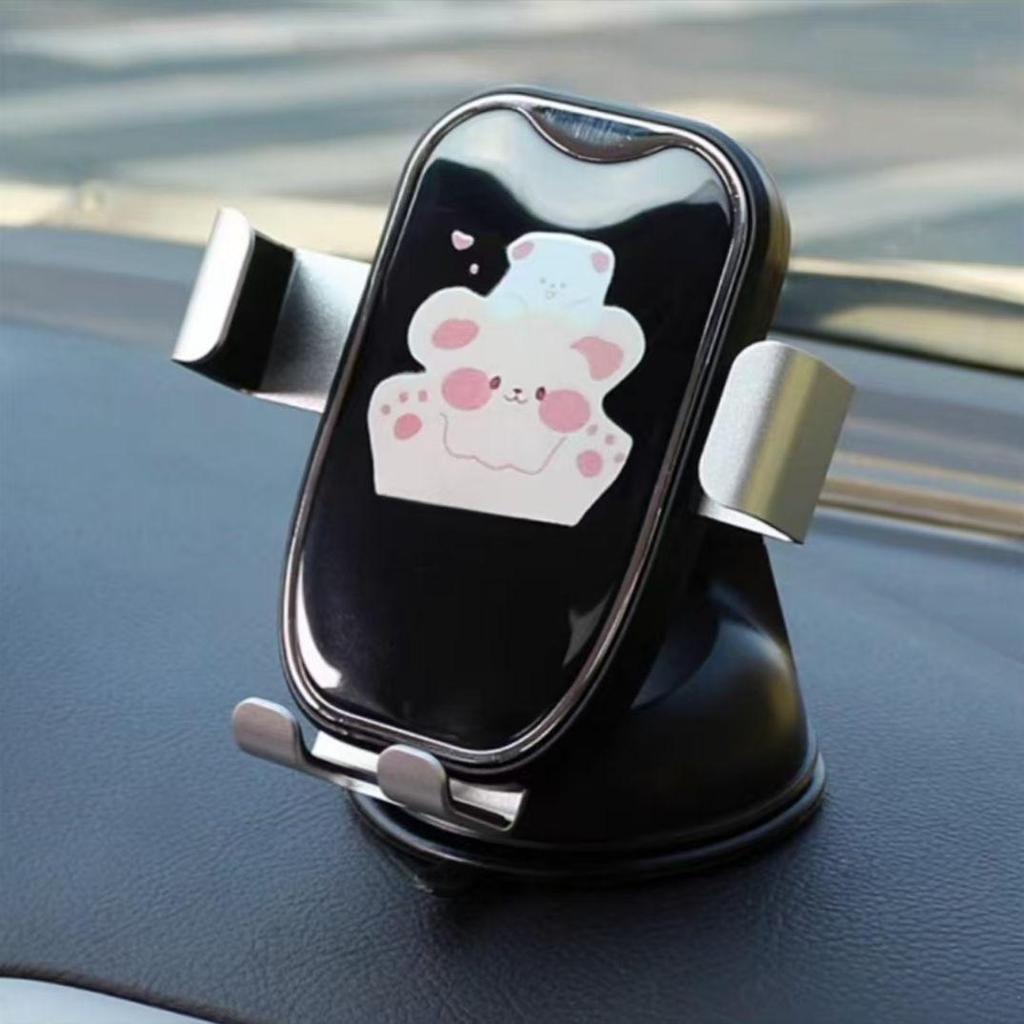 Personalized Cartoon Suction Cup Car Phone Holder for Dashboard
