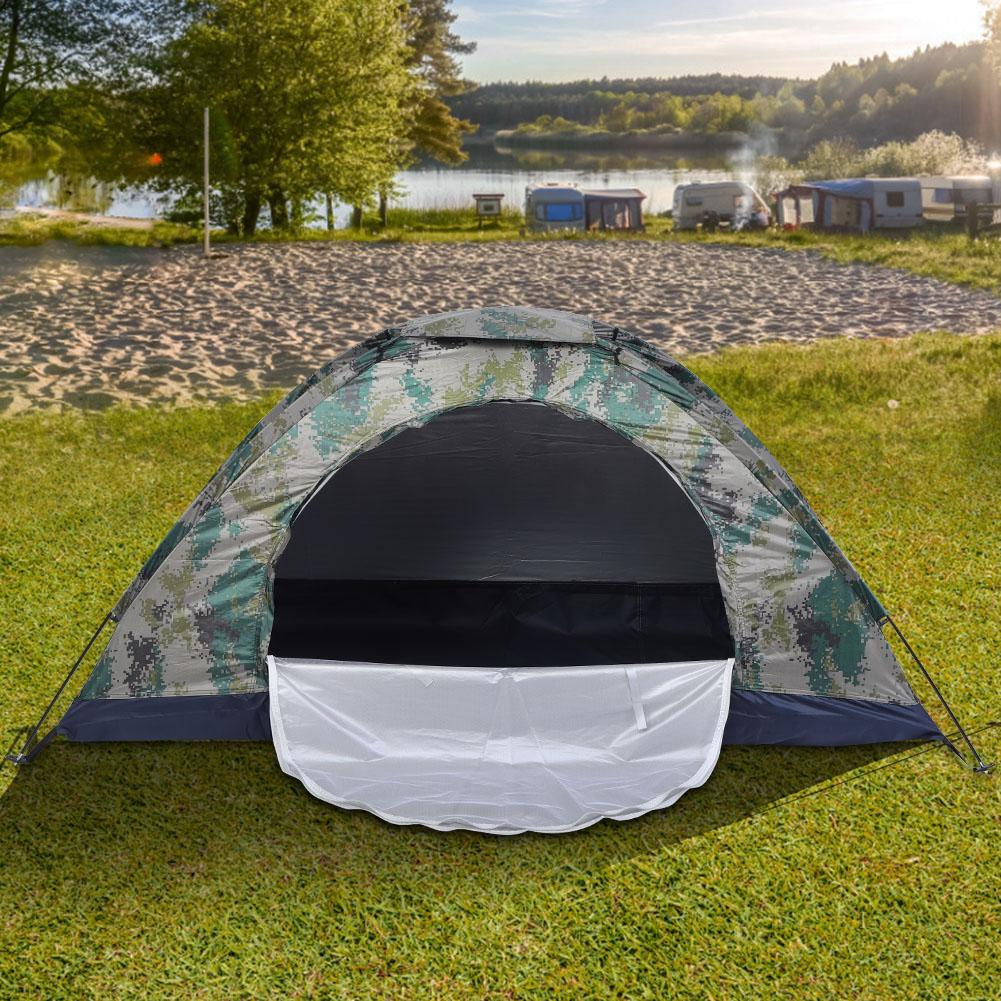Outdoor Single Person Leisure Windproof Tent for Camping Fishing Climbing Camouflage