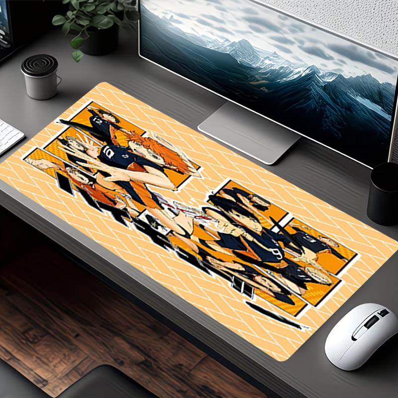 Haikyu Print Mouse Pad, for Keyboard Pad Laptop PC Mat for Office Home Use, Desk Decor, Perfect Birthday Gift for Gamers