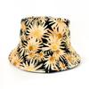 Spring and Autumn New Pot Hat Fashion Sun Hat Double-sided Wear Small Floral Bucket Hat Casual Sun Hat Female Tide