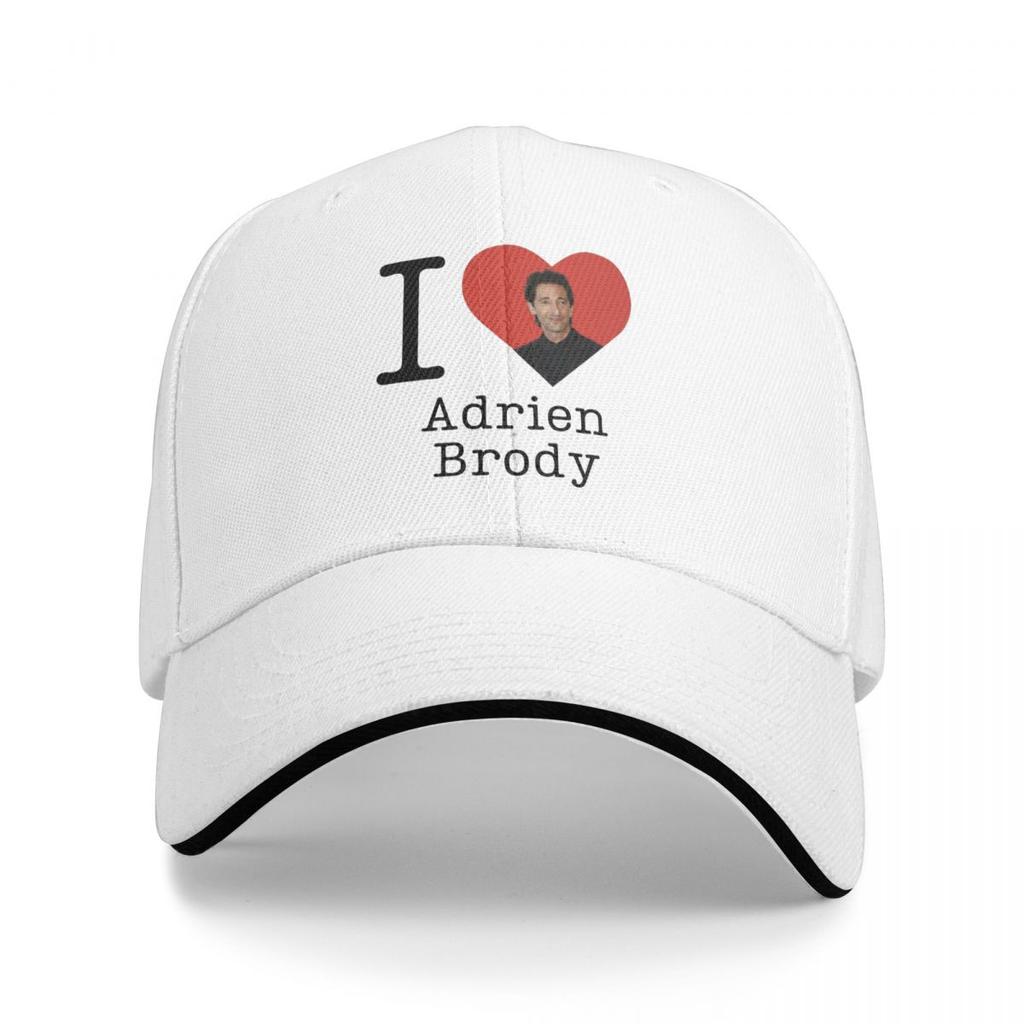 Baseball Caps I Love Adrien Brody Graphic Unisex Sport Spring Hats