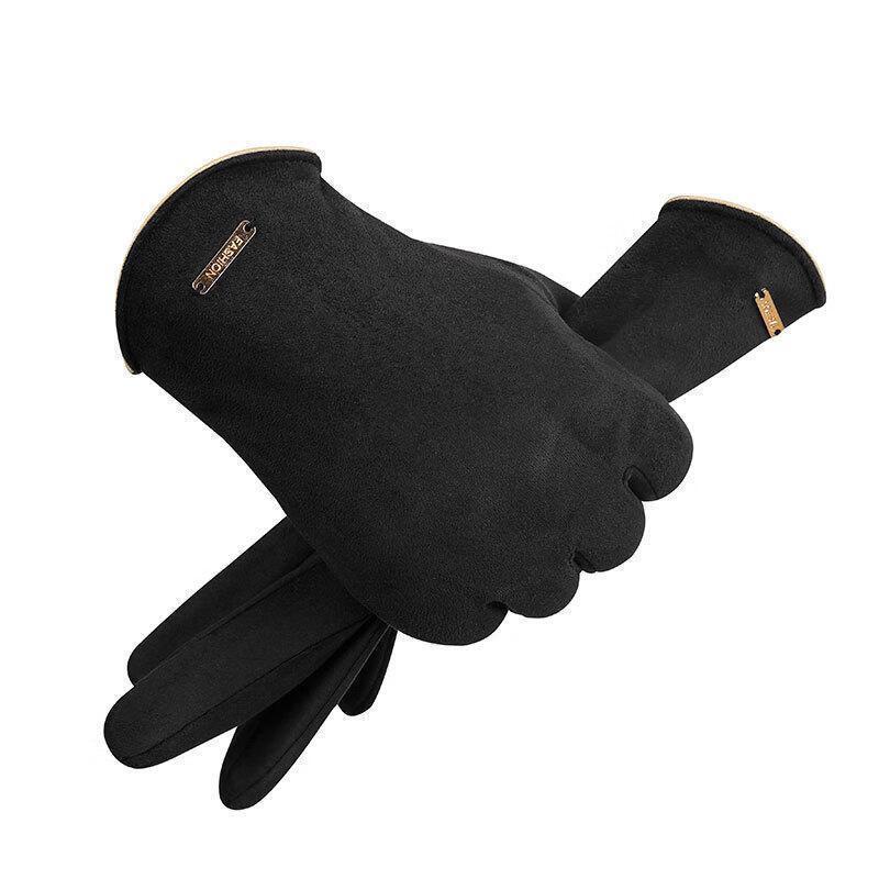 

JingJingRS Unisex Winter Suede Touchscreen Warm Gloves