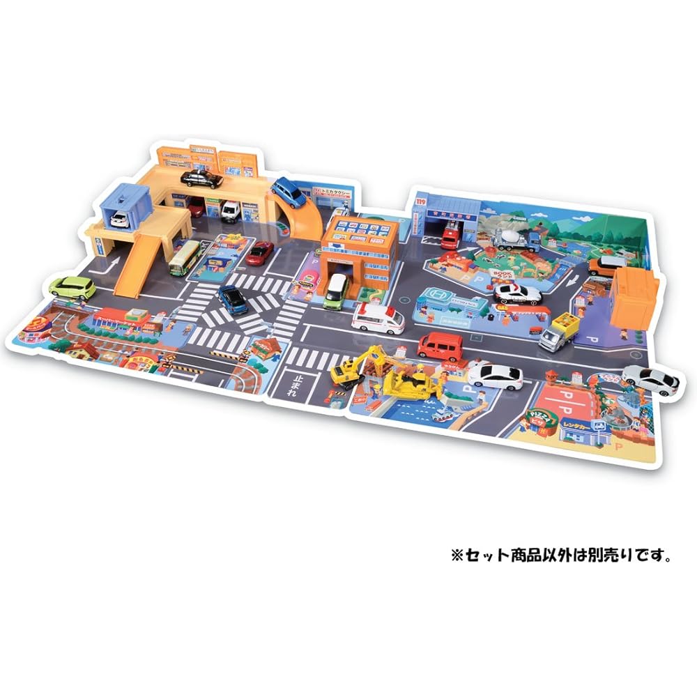 TAKARA TOMY Tomica Easy Cleanup Sound Town Toy Cars Unisex 3 Years and Up Certified Safe ST Mark
