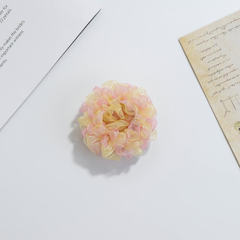 Lace Scrunchies French Chic Elastic Hair Bands Girls Colorful Ponytail Holder Headwear Hair Rope Women Hair Accessories