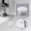 Overflow Ring Plug  Overflow Hole Plug Silicone Sink Overflow Cap Round Overflow Cover White Oval Trim