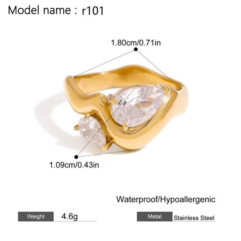 2024 New Fashion Gold Color Snake Rings For Women Vintage Zircon Pearl Geometric Hollow Ring Retro Wedding Party Jewelry