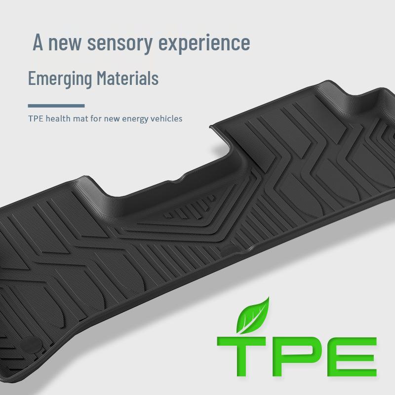 Eco-friendly TPE floor, trunk, and seat back mats for the 2023 Buick Encore Plus.