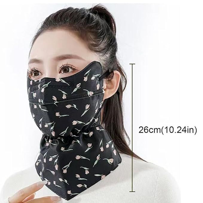 Tomorrow Fashion Face Mask for Men & Women | Stylish Full Face Cover with Neck Protection | Breathable Printed Face Mask for Outdoor, Bike Riding