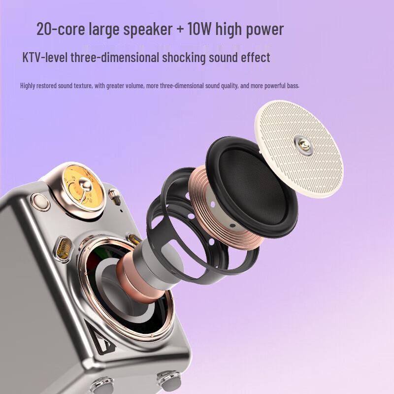 Divoom Fairy Bluetooth Karaoke Speaker & Microphone Set