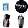 100pcs Transparent Anti Pollution Apron Cleaning Kitchen Cooking Aprons New Disposable Apron  Adults