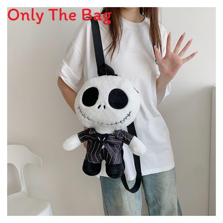Pikachu Plush Animal Bag For Kids Street Style Soft Material With Zipper Closure For Casual Use