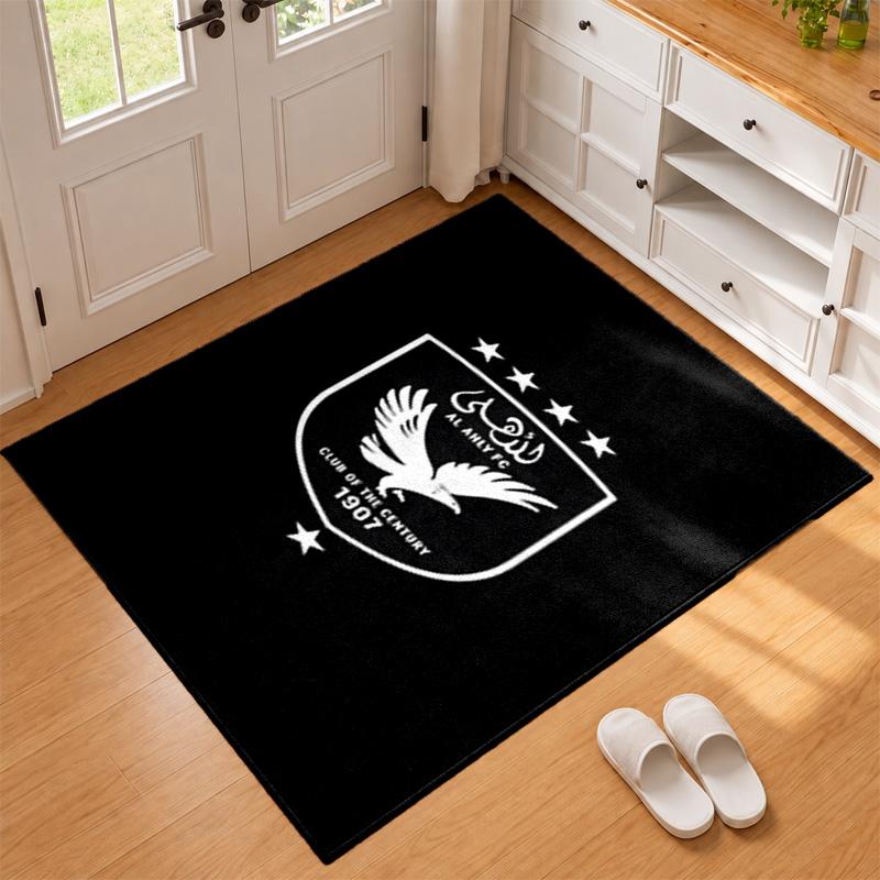 Al Ahly FC Carpet Door Mat for Living Room or Bedroom Protective Mat Under Chair Office Decoration Christmas Gift Birthday Present