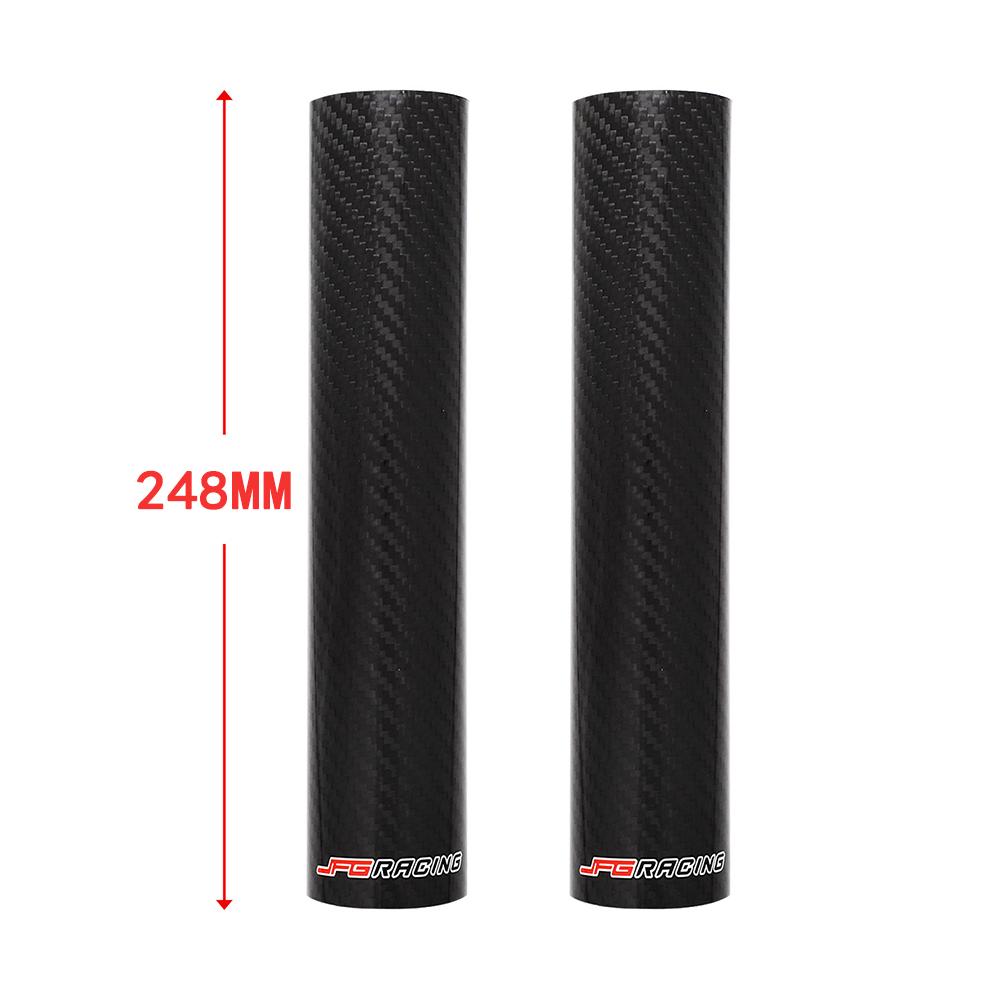 Motorrad 160-250 MM Carbon Fiber Einstellbare Gabel Schock Schutz Schutz Für YAMAHA KTM HONDA Auf/Off straße Pit Dirt