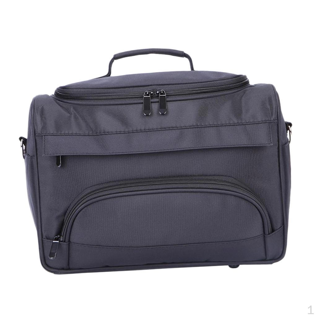Hairdressing Bag, Salon Barber Cosmetology Bag Professional Hair Travel Capacity, Black