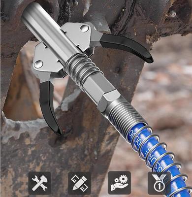 NEW Car Grease Coupler Heavy-Duty Quick Release Grease Gun Coupler NPTI/8 10000PSI Two Press Easy To Push Accessories Repair Too