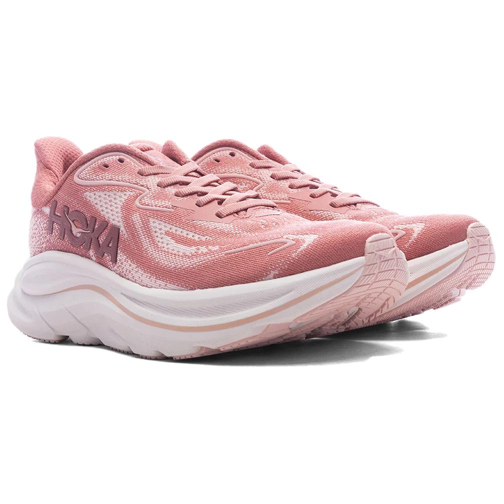 Hoka One One Clifton 10 Comfortable Versatile Shock Absorbing Durable Low Top Running Shoes Women sneaker Pink 1162031-BHRS