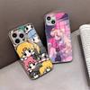 Cartoon S-Sailor Moons Phone Case For IPhone 17 Pro Max 15 Pro 16 14 Plus 12 13 Mini 11 Pro Shockproof Electroplated Glass Cove