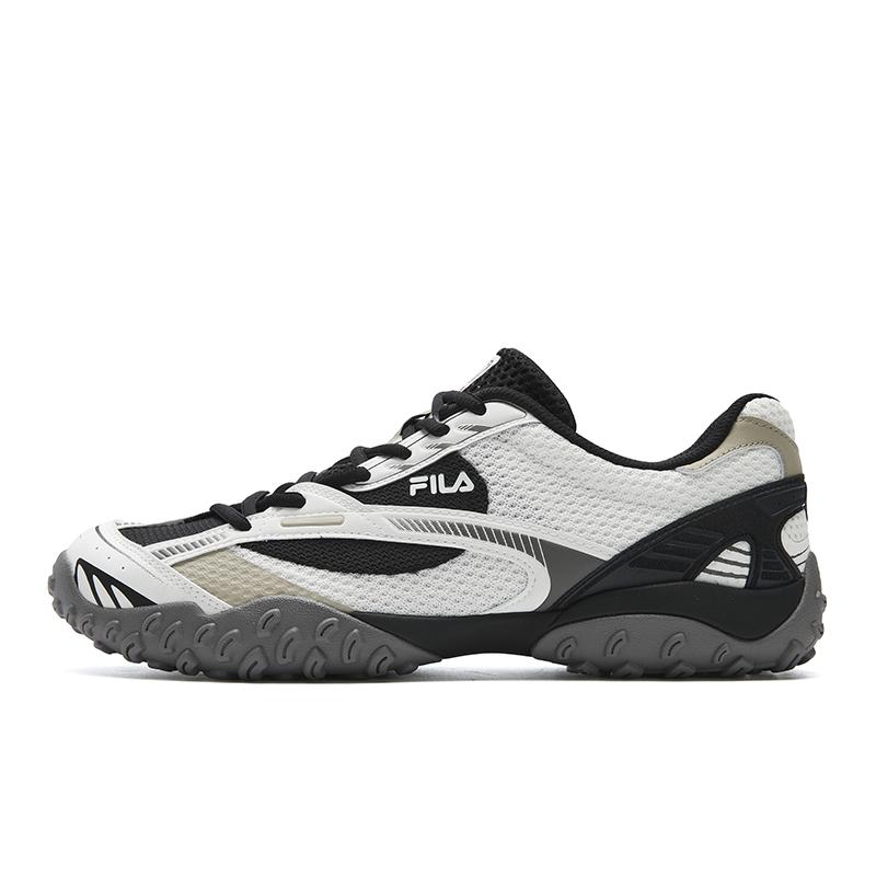 FILA ECHAPPE 2 Abrasion Resistant Lightweight Breathable Low top Casual Shoes Men s Black/Snow F12M622114FBS 43