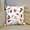 45X45Cm Flower Throw Pillow Cover Plant Embroidered Stamping Waist Cushion Cover Decor Home Decorative Pillowcase New