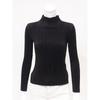 High Neck Slim Long Sleeve T shirT  432 121