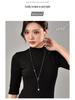 Autumn/Winter Pearl Sweater Chain: Fashionable, Adjustable, Long Necklace