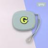 Letter Storage Bag Silicone Coin Purse Wallet with Lanyard Portable Data Cable Earphone Organizer Key Pouch Waterproof Wallets