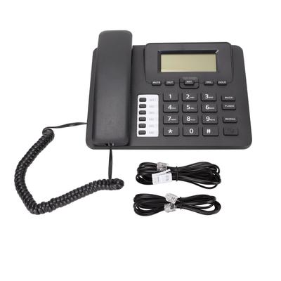 Home Desktop Corded Telephone LCD Display Hands Free Caller ID Alarm Clock Business Landline