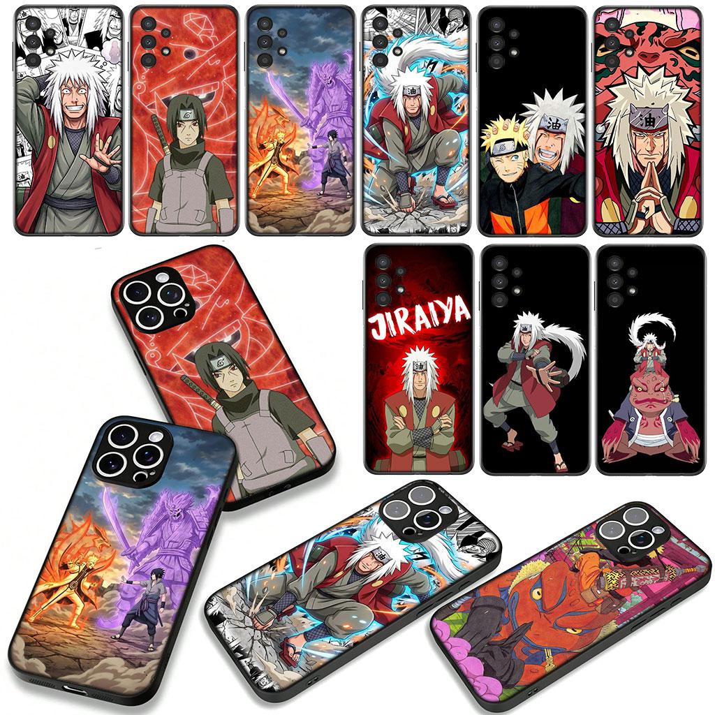 for Samsung Galaxy A25 A37 A57 A12 A14 A41 A50 A51 A70 A71 A72 A21S A04 M15 Note 20 9 8 10 Case Jiraiya Narutos Sasuke Uchiha