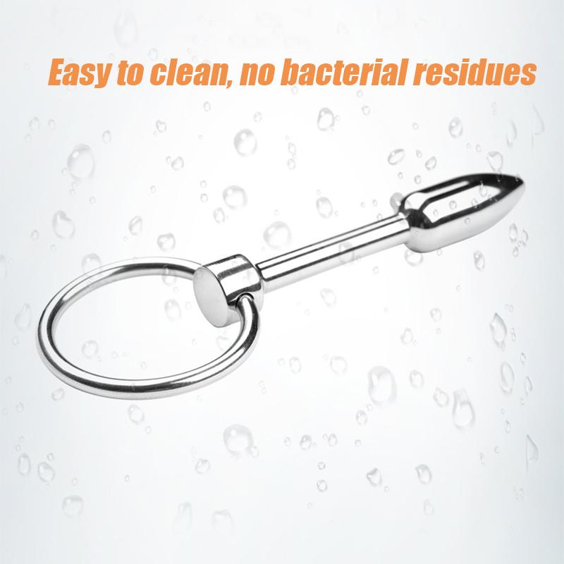 Pferdeaugenstab Harnröhren-Masturbator Erwachsene Männer und Frauen Harnröhrenstab Dilatator SM Sexspielzeug Metall Penis Plug