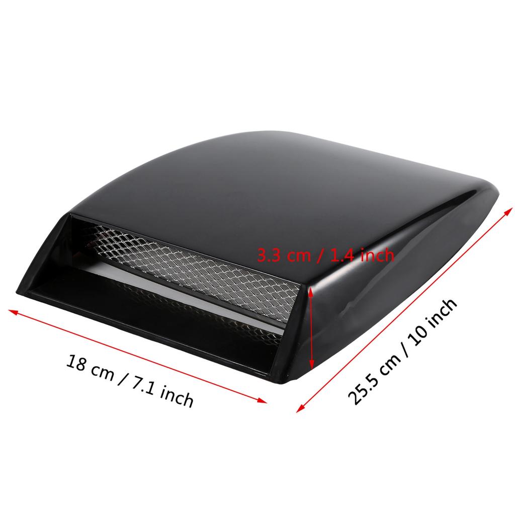 Car Air Outlet Covers Decoration Car Hood Scoop Air Flow Intake Vent Cover Decorative DIY Automotive Accessories Universal