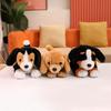 30cm Lovely Realistic Husky Beagle Bernese Mountain Dog Plush Toys Kawaii Imitation Fluffy Dog Stuffed Dolls Companion Toys