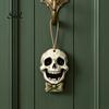 Natuurlijk Massief Hout Hangend Decor Vintage Halloween Houten Ornamenten, Rustieke Spookachtige Geest Pompoen Uil Schedel Ornamenten Decoratie voor Open Haard